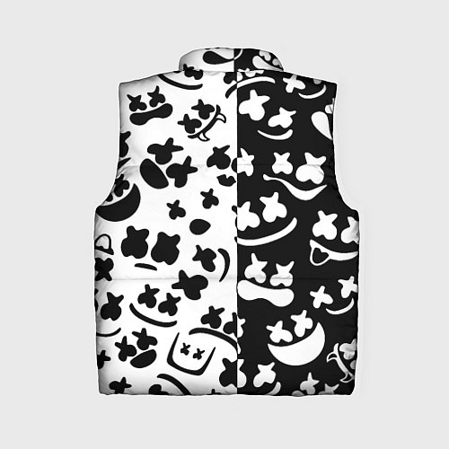 Женский жилет Doom x Marshmello pattern / 3D-Черный – фото 2
