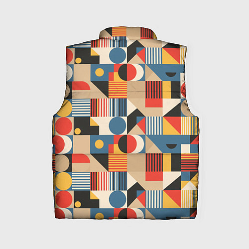 Женский жилет Ритмы Баухауса / 3D-Черный – фото 2