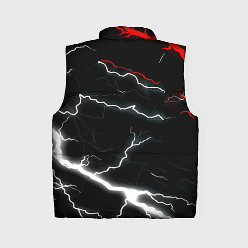 Женский жилет Doom шторм текстура / 3D-Черный – фото 2