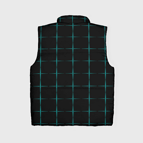 Женский жилет Color black blue crosses / 3D-Черный – фото 2