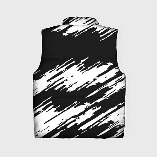 Женский жилет Doom краски полосы / 3D-Черный – фото 2