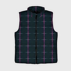 Женский жилет Color black stripes, цвет: 3D-черный