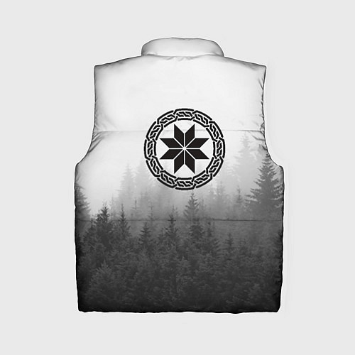 Женский жилет Лес - это мой храм / 3D-Черный – фото 2