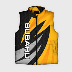 Женский жилет Субару - желтый