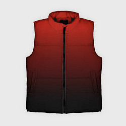 Женский жилет Red gradient, цвет: 3D-черный