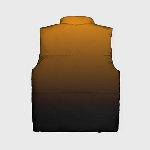 Женский жилет Orange gradient / 3D-Черный – фото 2