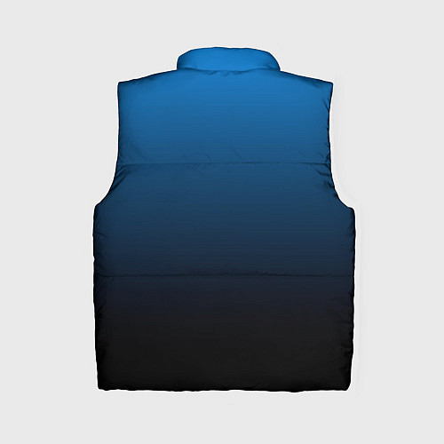 Женский жилет Blue gradient / 3D-Черный – фото 2