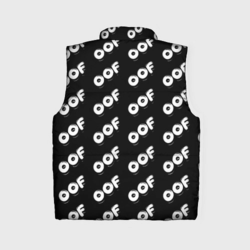 Женский жилет Doom off black / 3D-Черный – фото 2