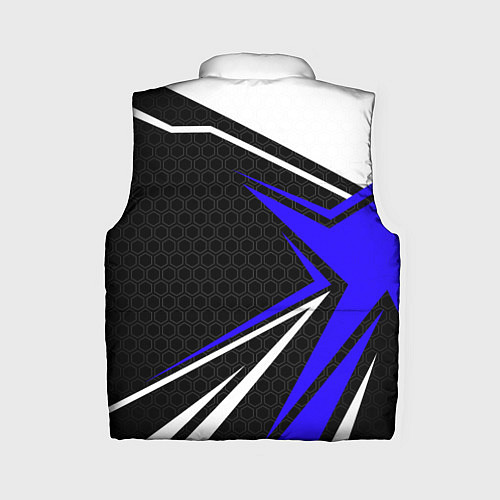 Женский жилет Субару - blue sport / 3D-Черный – фото 2