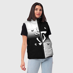 Женский жилет Doom black geometry, цвет: 3D-черный — фото 2