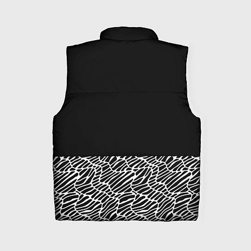 Женский жилет Doom геометрия линии / 3D-Черный – фото 2