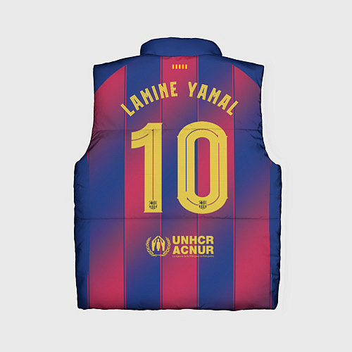 Женский жилет Ламин Ямаль, Барселона домашняя форма 2025 2026 / 3D-Черный – фото 2
