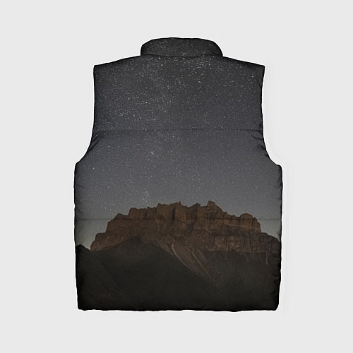 Женский жилет Массив Метеген под звездами / 3D-Черный – фото 2