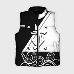 Женский жилет Doom стильная геометрия, цвет: 3D-черный