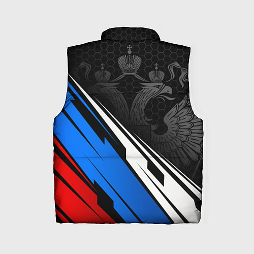 Женский жилет Федерация бокса России - триколор / 3D-Черный – фото 2