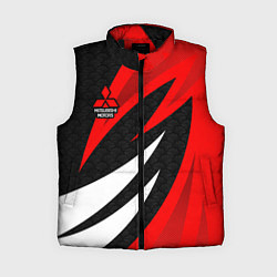 Женский жилет Митсубиси - красный спорт, цвет: 3D-черный