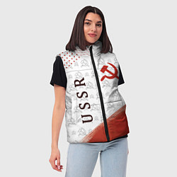 Женский жилет СССР, цвет: 3D-черный — фото 2