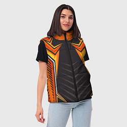 Женский жилет Мото белка, цвет: 3D-черный — фото 2