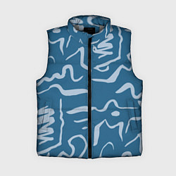 Женский жилет Геометрический узор, цвет: 3D-светло-серый