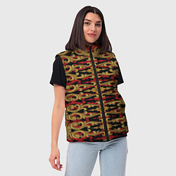 Женский жилет Царская вышивка, цвет: 3D-черный — фото 2