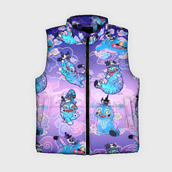 Женский жилет Тигр с сорокой, цвет: 3D-черный