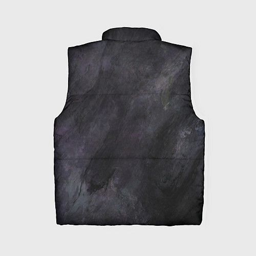 Женский жилет Абстракция - dark strokes of paint / 3D-Черный – фото 2