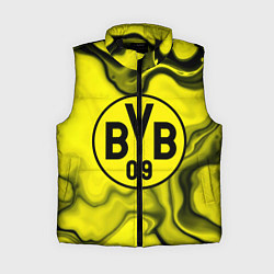 Женский жилет Фк Боруссия Дортмунд, цвет: 3D-черный