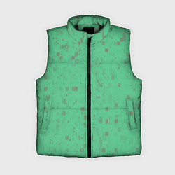 Женский жилет Color green brown, цвет: 3D-черный