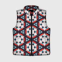 Женский жилет Звездный узор в шестиугольниках, цвет: 3D-черный