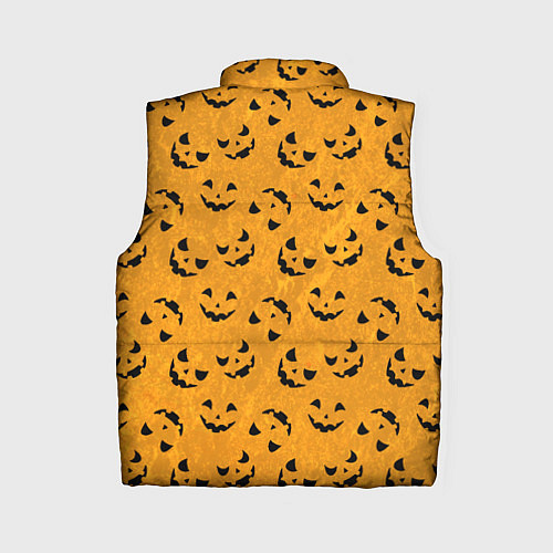 Женский жилет Страшно веселый паттерн на Halloween / 3D-Черный – фото 2