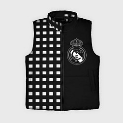 Женский жилет Real Madrid клетка