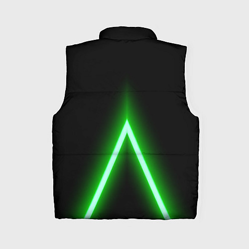 Женский жилет Color neon green / 3D-Черный – фото 2