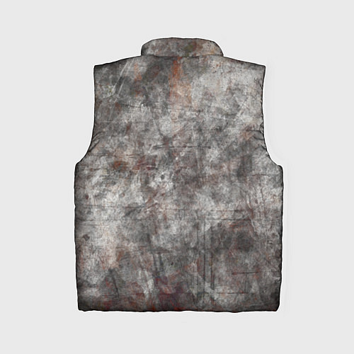 Женский жилет Абстракция - gray stone / 3D-Черный – фото 2