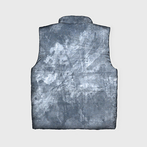 Женский жилет Абстракция - gray-blue / 3D-Черный – фото 2