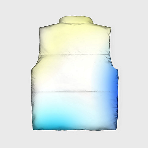 Женский жилет Color yellow blue white / 3D-Черный – фото 2