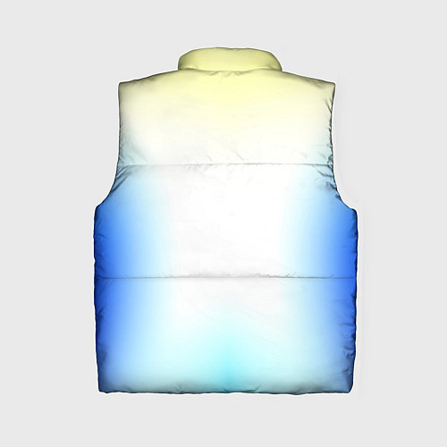 Женский жилет Color yellow blue white / 3D-Черный – фото 2