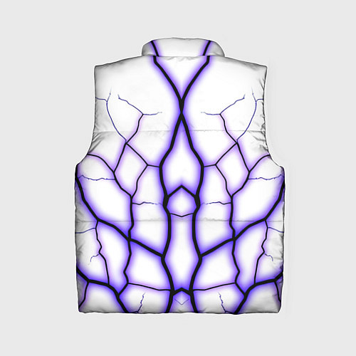 Женский жилет Color white purple / 3D-Черный – фото 2
