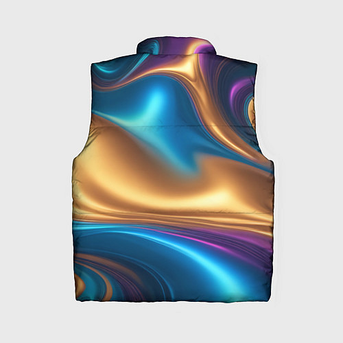 Женский жилет Сплавы разноцветные / 3D-Черный – фото 2