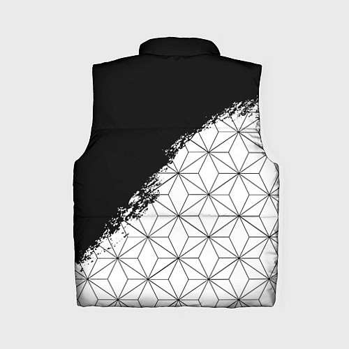 Женский жилет Liverpool краски текстура геометрия / 3D-Черный – фото 2