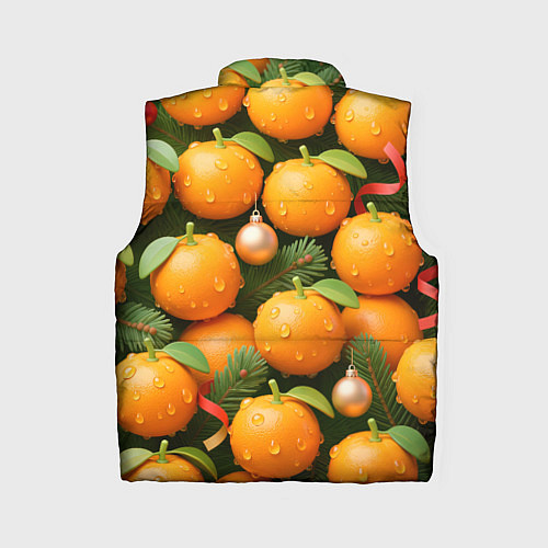 Женский жилет Мандариновое настроение / 3D-Черный – фото 2