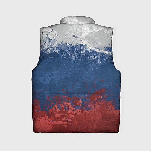 Женский жилет Флаг России / 3D-Черный – фото 2