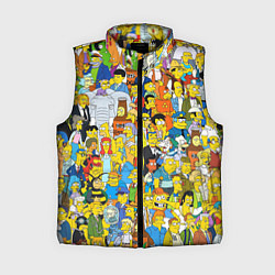 Женский жилет Simpsons Stories, цвет: 3D-черный
