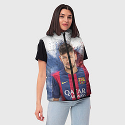 Женский жилет Neymar FCB, цвет: 3D-красный — фото 2
