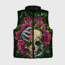 Женский жилет BFMV: Roses Skull