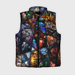 Женский жилет Dota 2: All Pick, цвет: 3D-красный