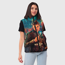 Женский жилет Доктор кто, цвет: 3D-черный — фото 2