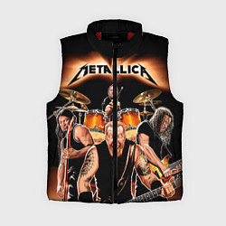 Женский жилет Metallica Band, цвет: 3D-красный