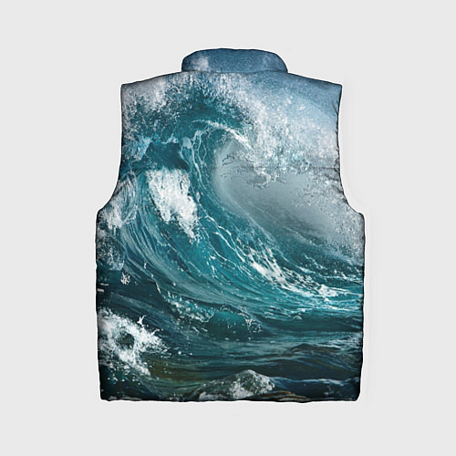 Женский жилет Волна / 3D-Светло-серый – фото 2