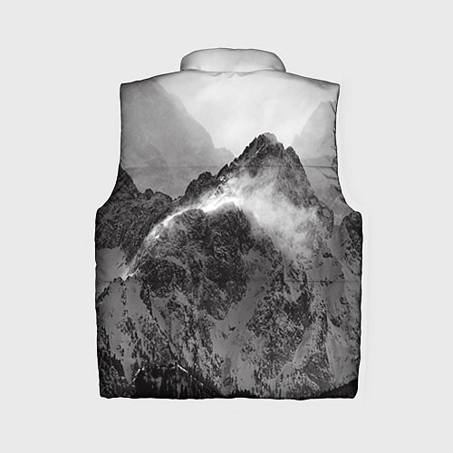 Женский жилет Горы / 3D-Красный – фото 2