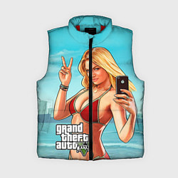 Женский жилет GTA 5: Selfie Girl, цвет: 3D-красный